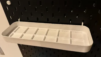 Вставка Gridfinity 2 x 6 для оригинальных лотков IKEA Skadis