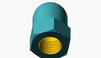 Полный набор метрических куполообразных гаек M2, M2,5, M3... 1