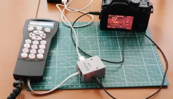 Адаптер SynScan micro USB и порт управления камерой........
