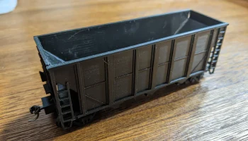 3-секционный бункер HO Scale, высокая сторона 3-секционный бункер HO Scale, высокая сторона