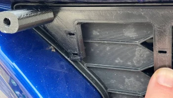 Кронштейн переднего номерного знака Honda Fit 2018-2020 г... 3