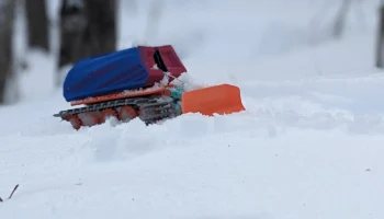 1:24 Радиоуправляемый ратрак || Снегоуборочный робот 3