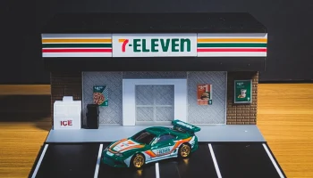 Набор моделей 7-Eleven - диорама в масштабе 1:64 1