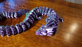 Articulated Crystal Night Dragon v1.3 (низкополигональный...