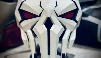 Каратель 2099 Маска в стиле Marvel Rivals 3