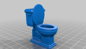 3D модель унитаза