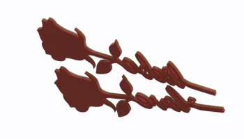 Двухцветная роза с текстом Love/Liebe v1.4 - без MMU....... 3