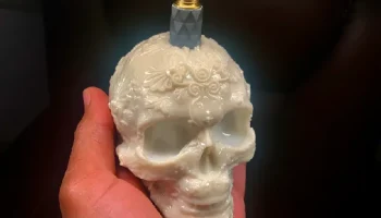 Держатель для ручек Dia de los Muertos с черепом (REMIX).... 1