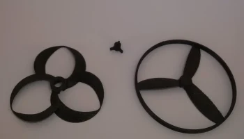 3D модель напольный вентилятор к электромотору до ставнице B 2