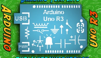 Шаблон чертежа TMWB Arduino Uno R3 - STL и DXF