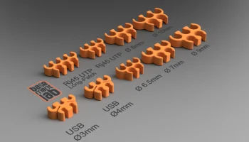 Кабельный органайзер/зажим для кабеля - зажим RJ45 - USB ..