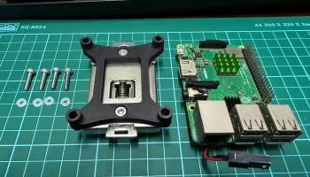Металлический адаптер Raspberry Pi с зажимом DIN........