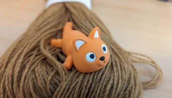 Брелок с шарнирной фигуркой "Кошка"... 1