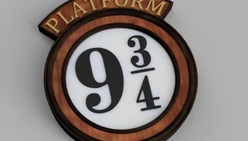 Знак на платформе "Гарри Поттер 9 3/4" Знак на платформе "Гарри Поттер 9 3/4"