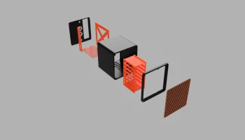 Корпус MiniITX для ПК/NAS - 6 SSD/HDD 2,5 дюйма
