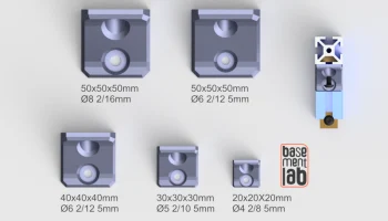 Поддерживаемый угловой кронштейн HEAVY-DUTY - профиль V/T-Sl 2