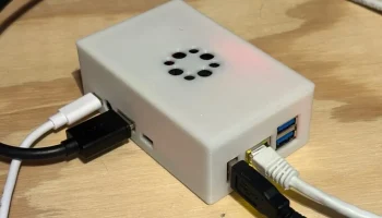 Оранжевый корпус Pi 5 4