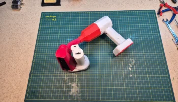 Dyson Tarzı Motorlu S&uuml;p&uuml;rge Başlığı (DIY) / Моторизованна.. 2
