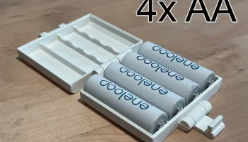 Футляр для батареек 4x AA или 4x AAA - перезаряжаемые - A... 1