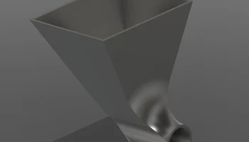 Прямоугольная боковая воронка
