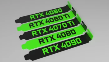Крышки слотов PCI/PCI-E для Nvidia GeForce RTX 4000 серии...