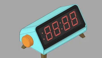 Цифровые часы 8
