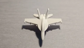 Микрореактивный истребитель F / A-18 E / F Super Hornet, распечатанный на месте 3