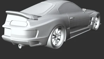 Toyota Supra V12 от Top Secret, настенный монтаж............ 4