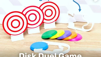 Disk Duel Game (запустите диск, стреляйте по мишеням, выи...