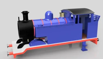 Оболочка локомотива "Lil Tommo" в масштабе 1:76 OO 2