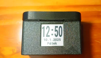Настольные часы WeAct 1,54" ePaper с незаметной подсветко.. 2