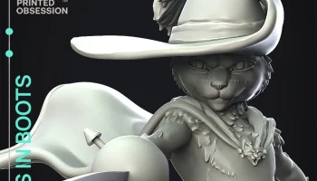 Кот в сапогах - Шрек - Фан-арт 1
