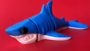 Шарнирная Happy Shark, гибкая игрушка-рыба......... 2