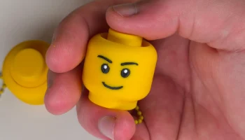 Брелок-кликер Lego Head Fidget Clicker 3