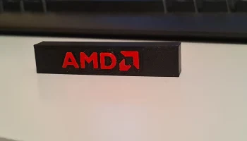 Логотип AMD 75 мм 2