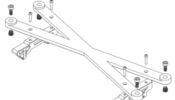 UHP-200 Кронштейн DIN-рейки для источника питания Meanwel..