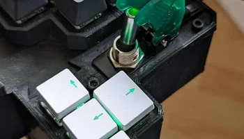 Модульный CtrlAltG13 - установка Hotas, вдохновленная Logite 4