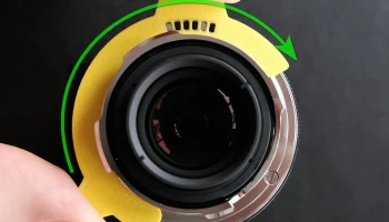 Шаблон кодирования 6-битного объектива Leica M с байонетом M