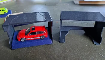 Подставка для демонстрации 1/64 (Hot Wheels, спичечный короб 4