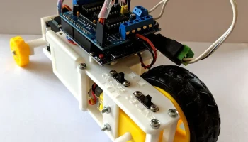 Компоненты робота Arduino UNO 1WD 2