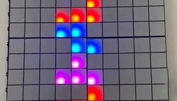 Модульная пиксельная сетка Tetris - квадраты 33 мм для не...
