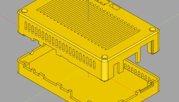 Оранжевый корпус Pi 5 2
