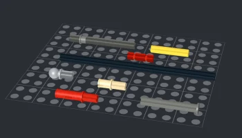 Техническая ось LEGO Brick (Настоящее LEGO)...... 1