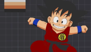 Наклейка Kid Goku Dragon Ball Z