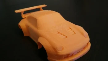 Кузов Porsche 911 GT2 со слотами