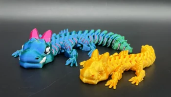 Grumpy Baby Dragon - Многоцветный - Шарнирный - Печать на... 6