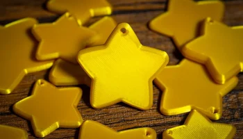 Красивые объемные пятиконечные звезды для украшения......
