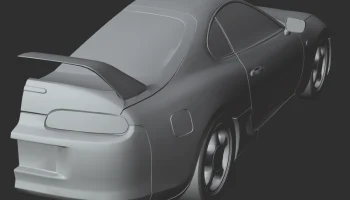 Toyota Supra MK4 Настенный 4