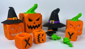 Калибровочный куб Хэллоуин XYZ