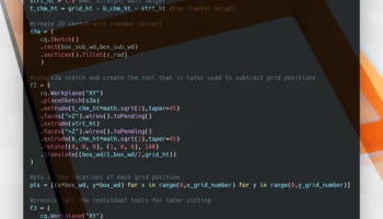 Базовые опорные плиты Gridfinity (настраиваемые в CadQuer... 1